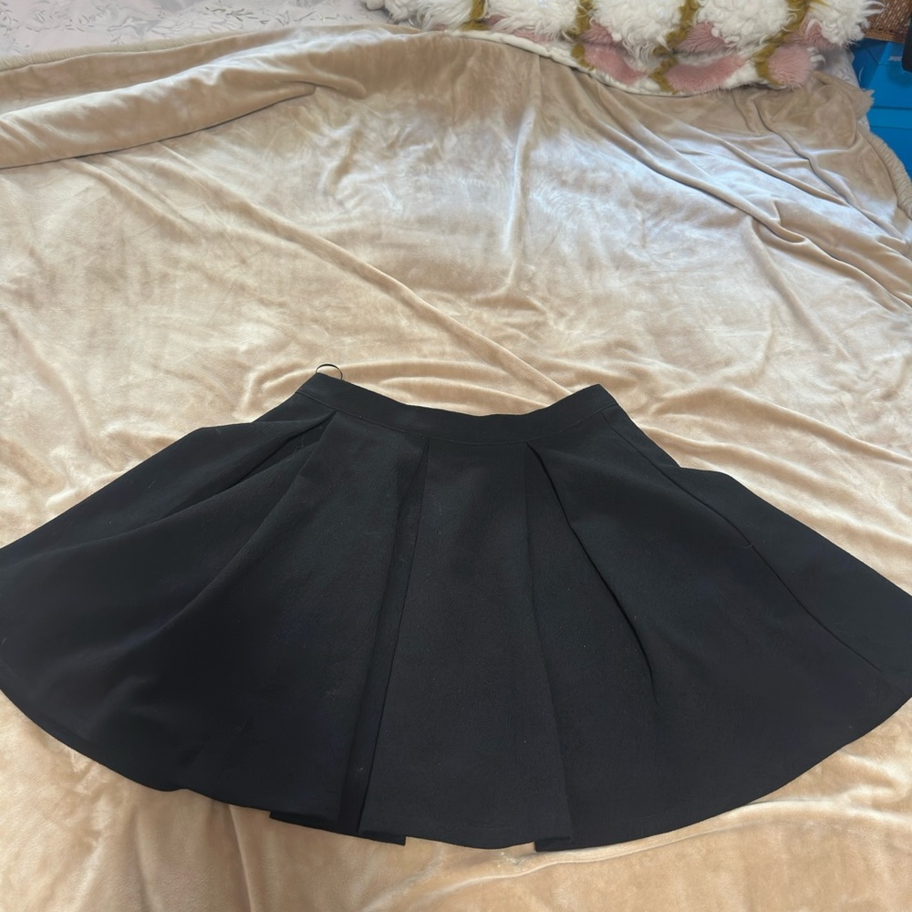 Caribbean Queen Black Skater Skirt M